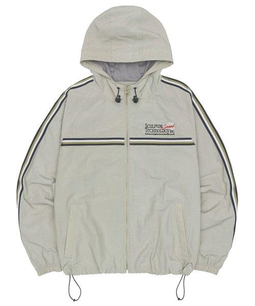Tape Wind Jacket Pale Beige