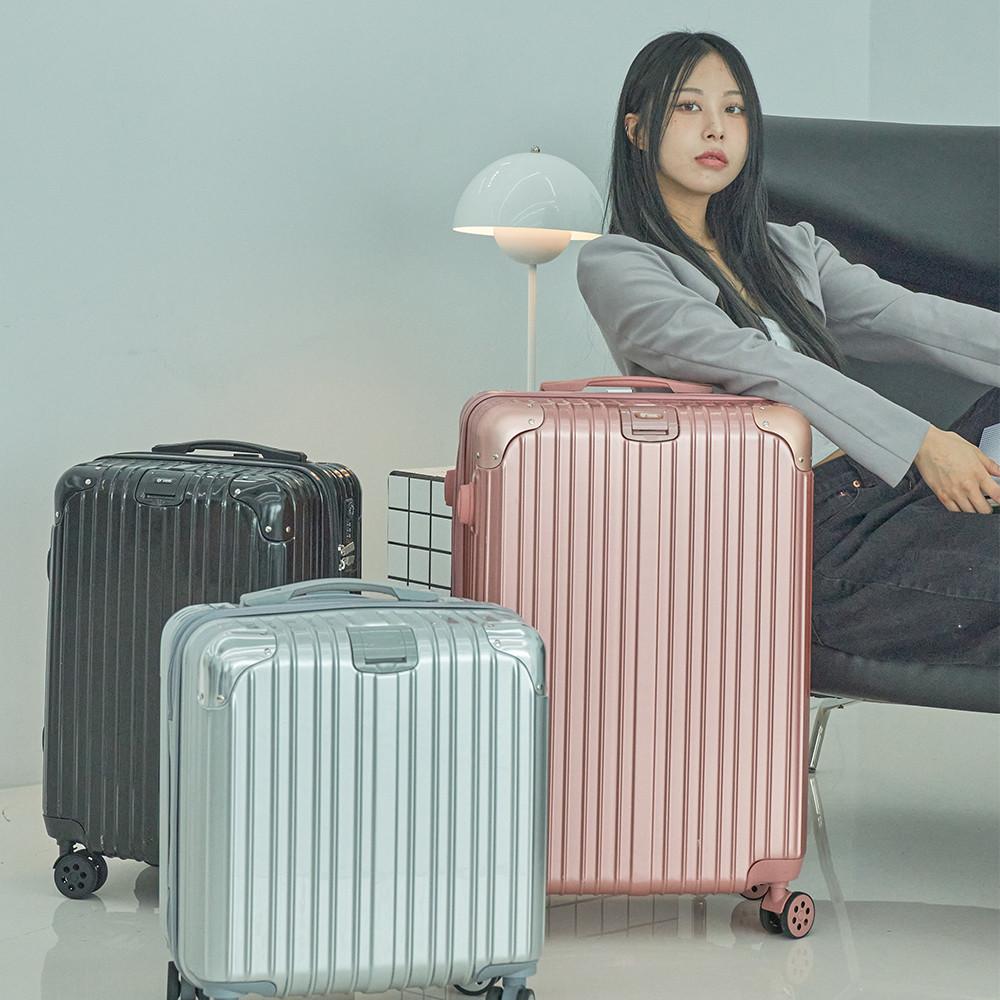 큐랑 산티아고 기내용 18인치 여행용 미니 캐리어 확장형 2박3일 국내여행 출장