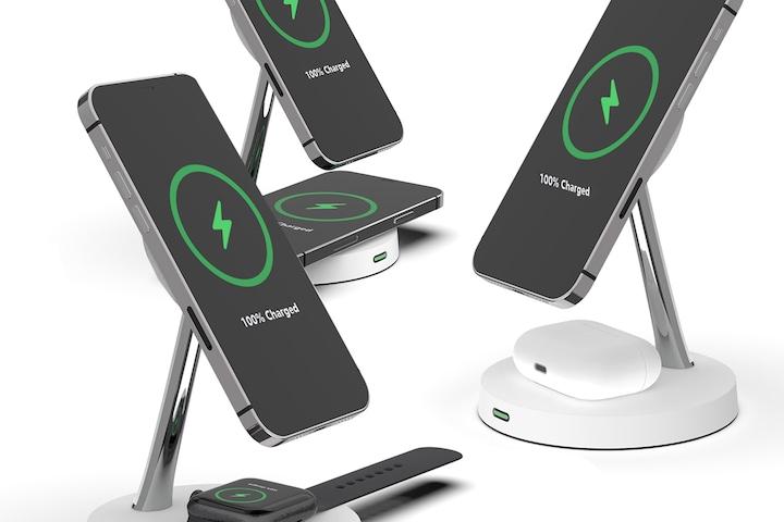 3in1 고속 무선 충전기 애플워치 아이폰 갤럭시 에어팟 무선이어폰