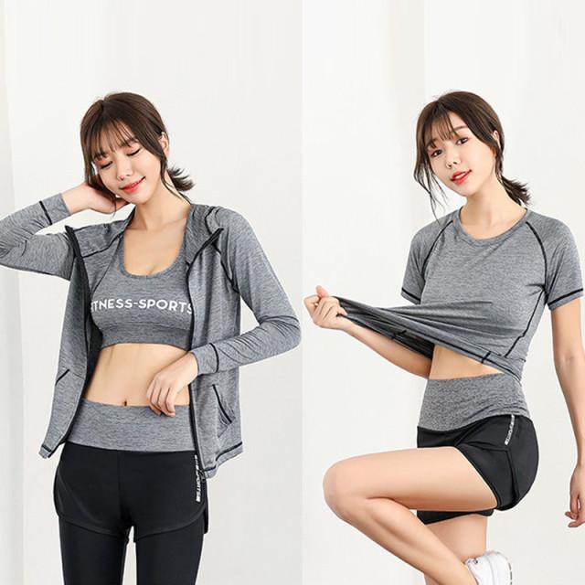 5종 세트 여성 요가복 세트 양말 필라테스복 헬스복 여자 운동복