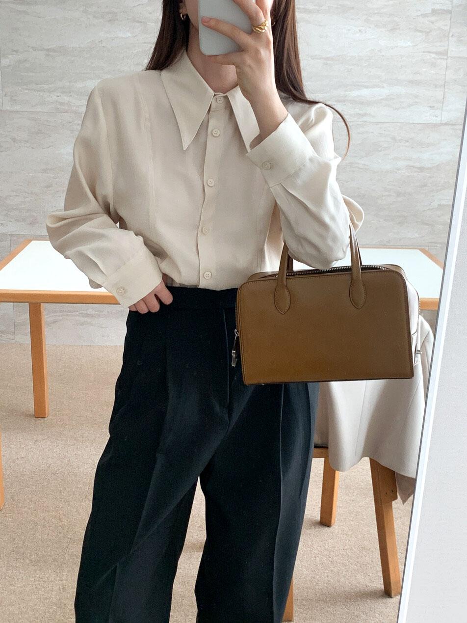 시크 카라 블라우스