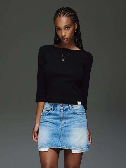 3/4 G COMFORT TEE (BLACK)