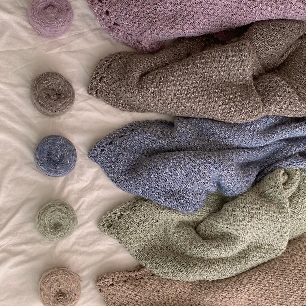 소프트 클라우드실 겨울 털실 목도리 블랭킷용 실