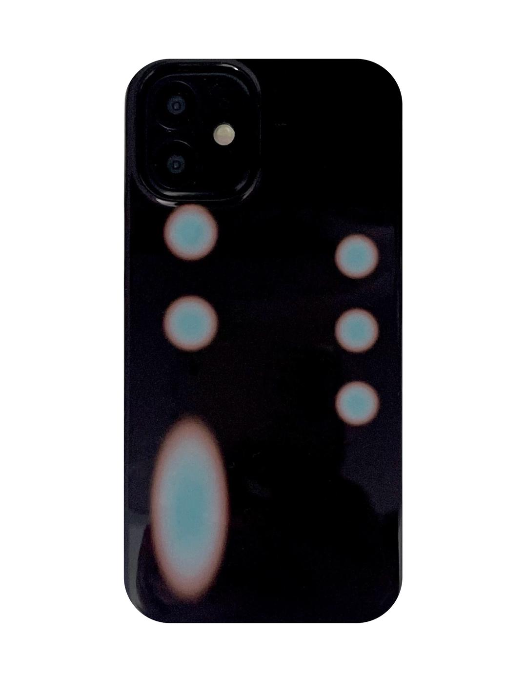 Spread Subtlety Phone Case (Brown+Aqua)