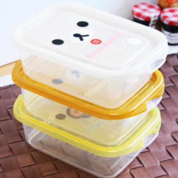 리락쿠마 타파용기 3p 세트3단 도시락으로 좋아요