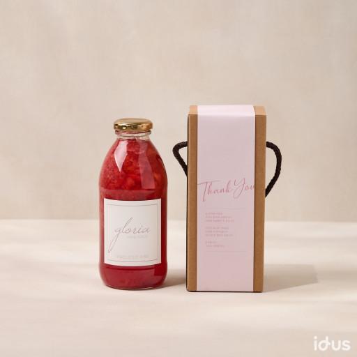 💟폭탄특가 딸기청 수제청600g 💟답례품 단체 선물