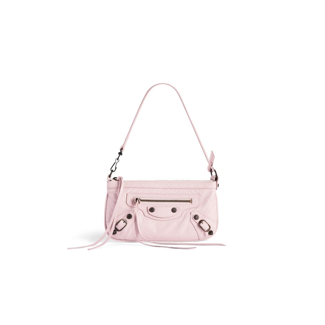 여성 르 시티 파우치 온 스트랩 페탈 핑크