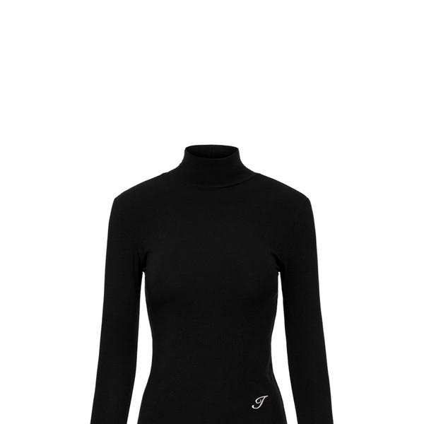 Warm up turtleneck top (BLACK)