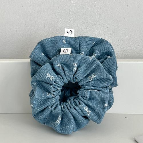 데님리본 곱창밴드 (2 size)