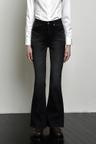 DARK WASHING DENIM PANTS BLACK