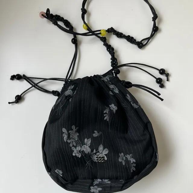 [16,17 순차출고] 빈티지 비즈 미니 복조리 크로스백