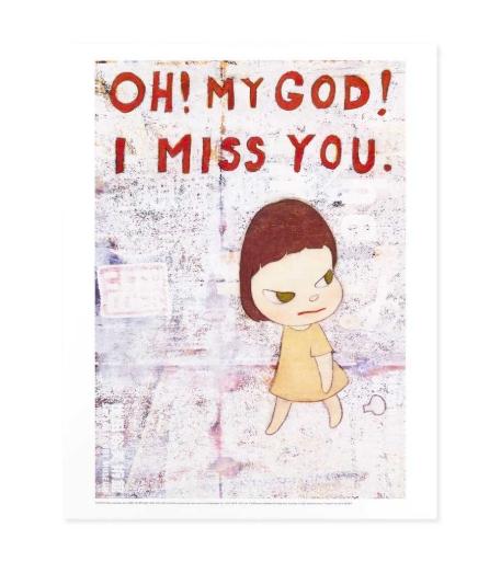 모마 스토어 나라 요시토모 Oh my god I miss you 포스터