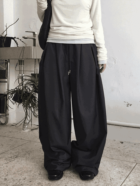 [여름신상컬러추가🛍/슬랙스버전] 렛트 딥 핀턱 와이드팬츠 (2color)