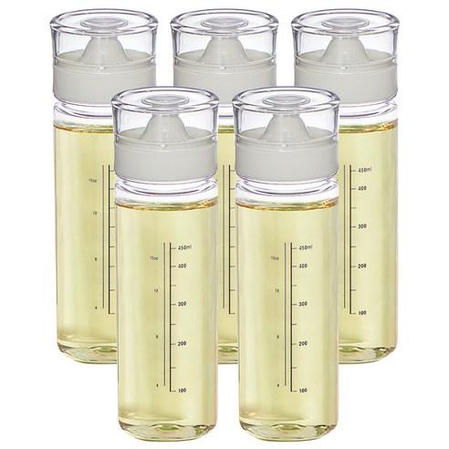 씨밀렉스 클로일 실리콘 오일 양념병 화이트, 500ml, 5개 - 오일병/소스병 | 쿠팡