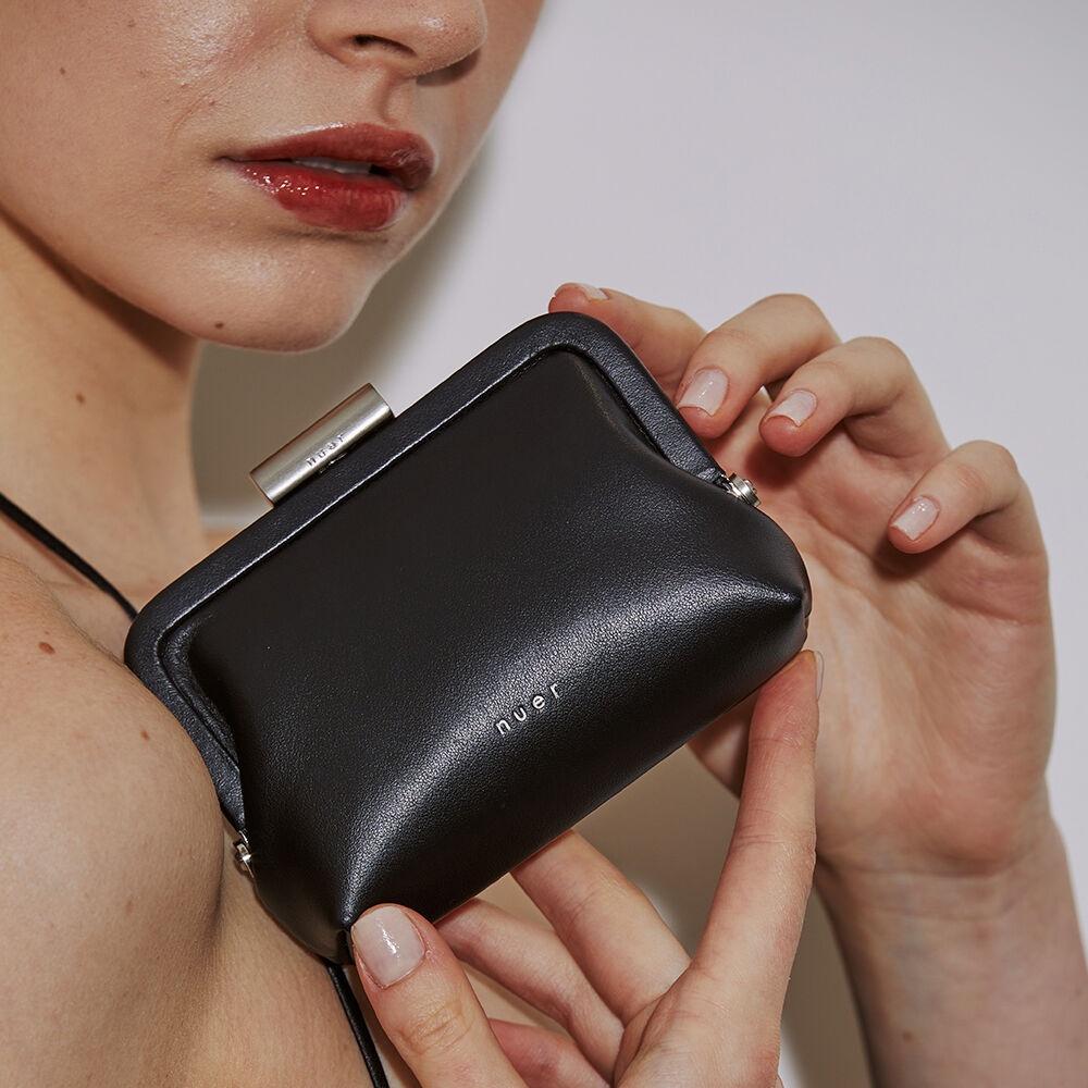 VIEVE CARD WALLET _ BLACK SOLID