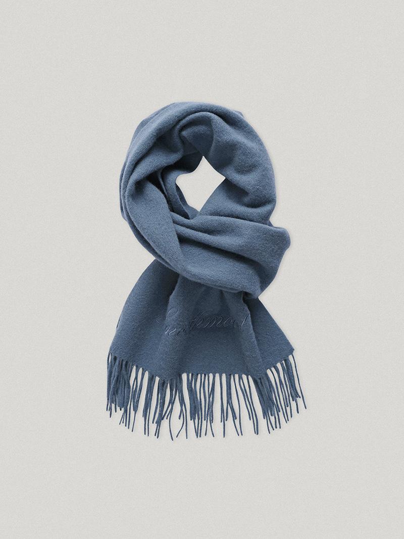 Blue Shadow Everett Wool Scarf (2nd)