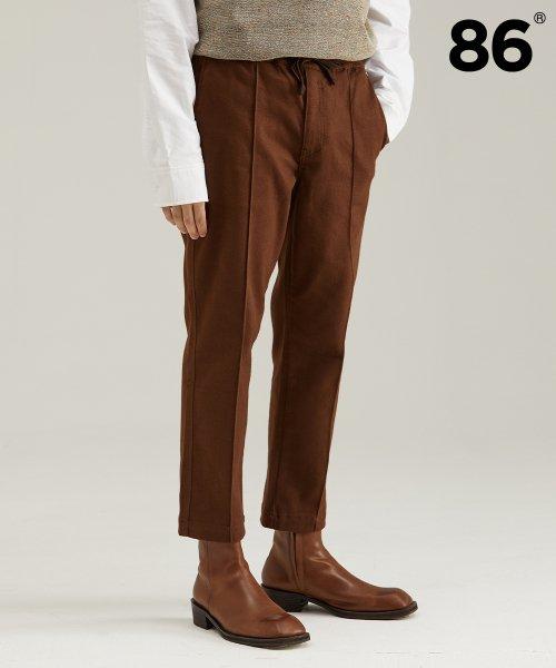 TAPERED BANDING PANTS BROWN(테이퍼드핏)