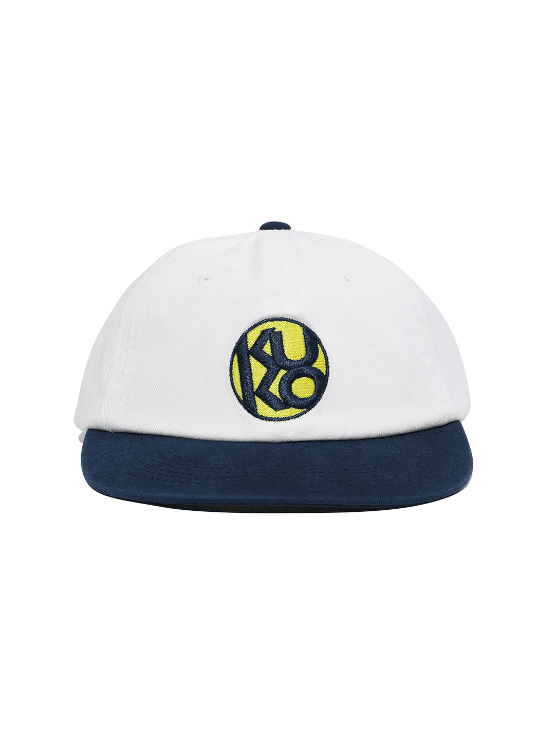 KUKO Circle Logo 6Panel Cap_White Navy