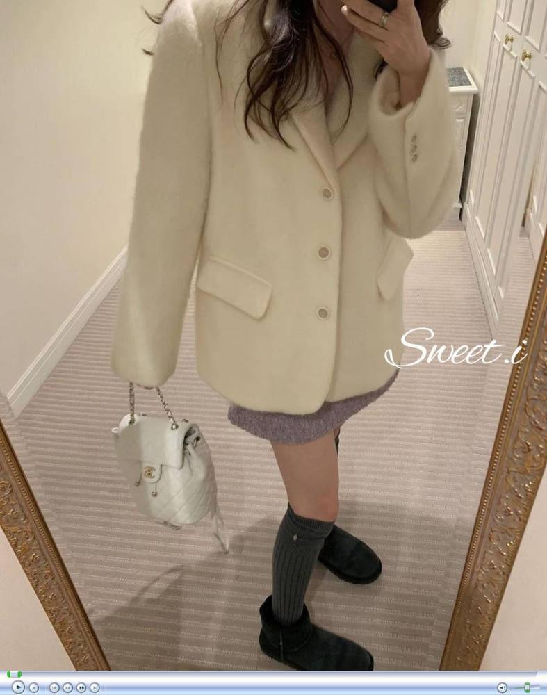 [당일-아이 소라] Pyt 프리티영띵 울 자켓 2col 코트 하프 겨울 울 50 스윗아이 프영띵