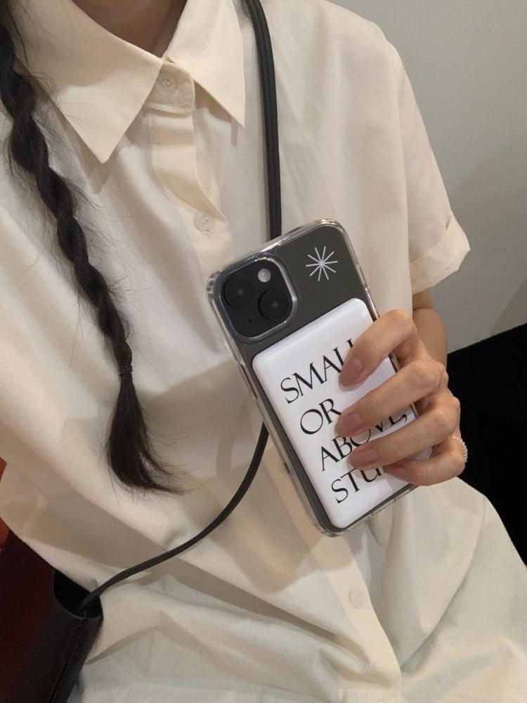 소프 [카드홀더 세트] simple shining 젤하드 폰케이스