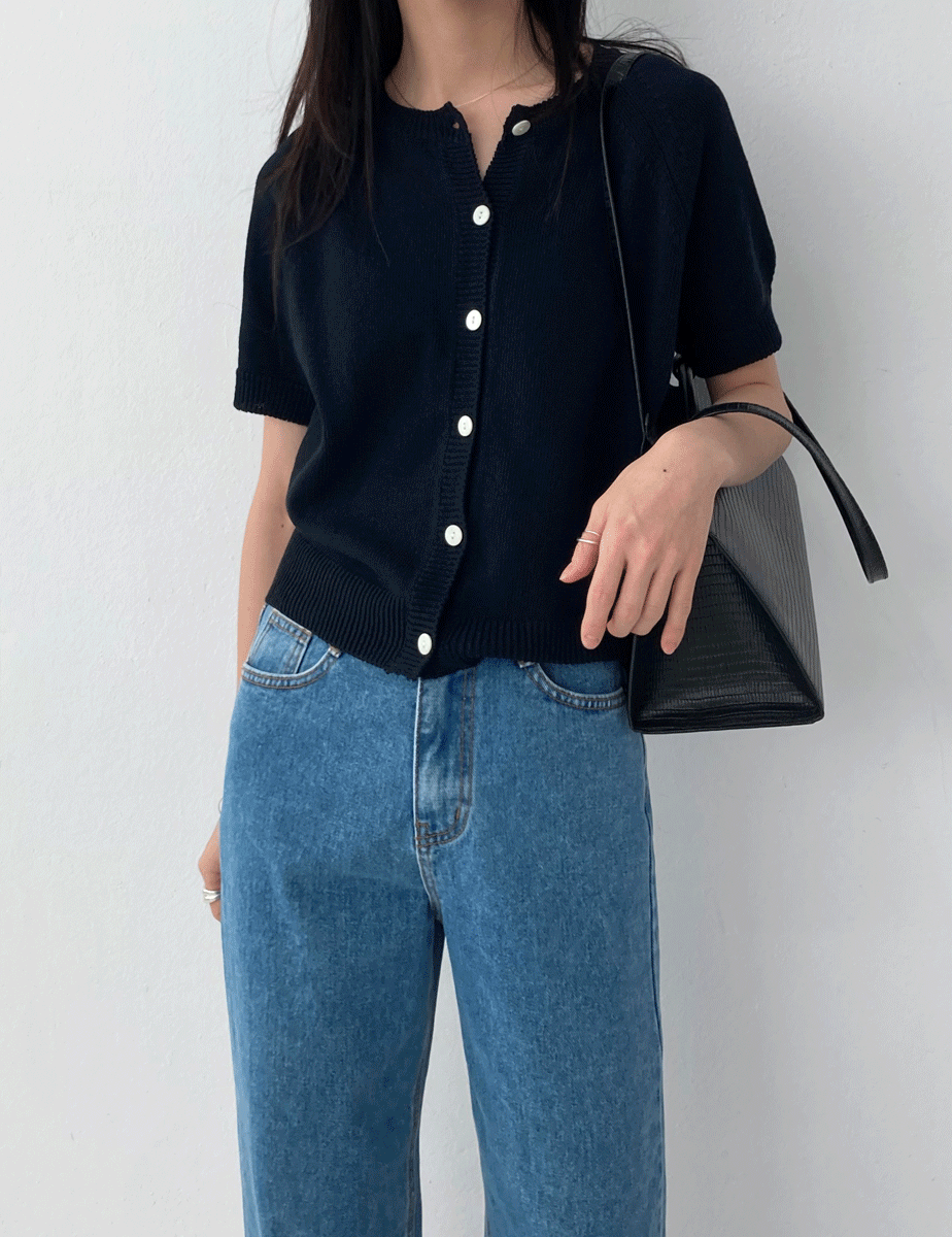 summer half sleeve cardigan (3color)