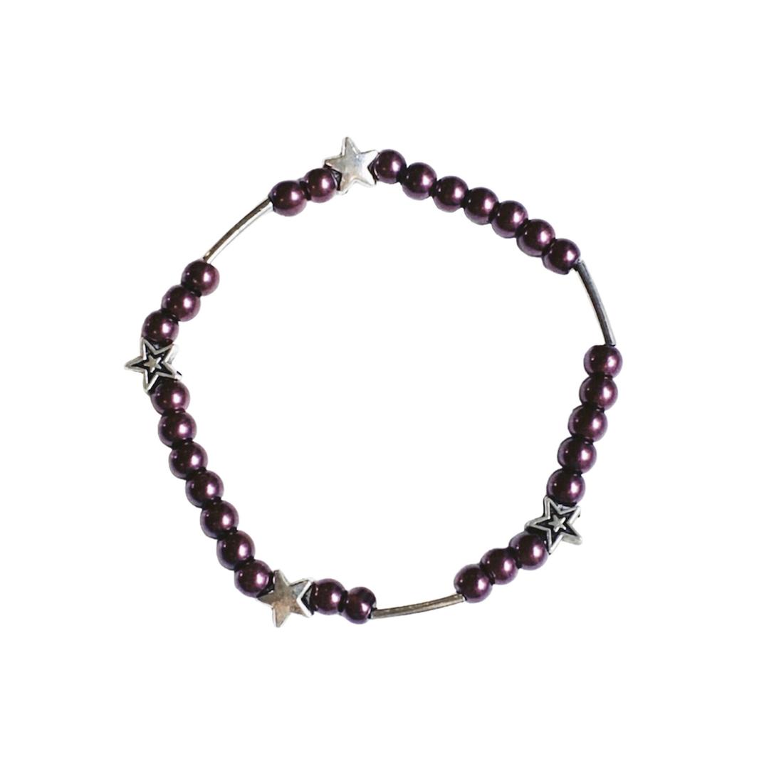 plum star bracelet
