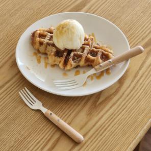 타카쿠와 네츄럴블랑 법랑 커트러리 수저 스푼 나이프