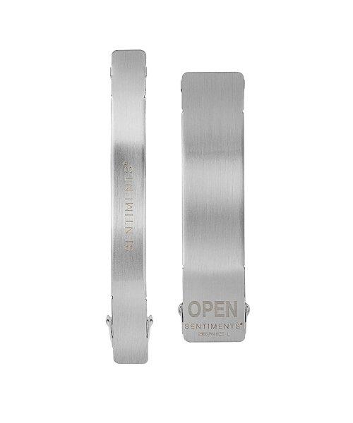 NO.372 [SILVER] HAIR OPEN PIN 2SET
