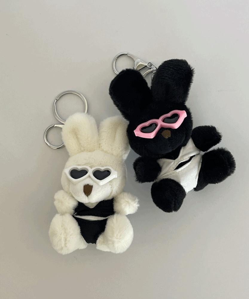 비키니 토끼 인형 키링 (2color)