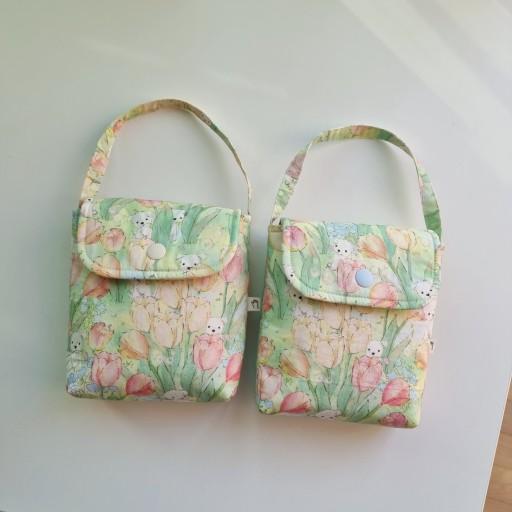 플라워멍뭉이핸들파우치