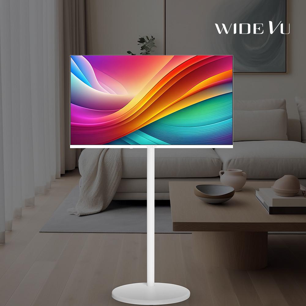 와이드무빙뷰 화이트에디션 삼탠바이미 셋트 109cm FHD 스마트 이동식 TV 중소바이미 삼텐바이미 셀프설치가능