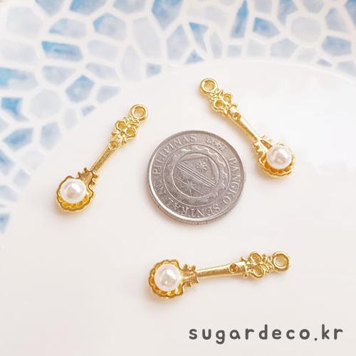 진주알 스푼팬던트(2개)