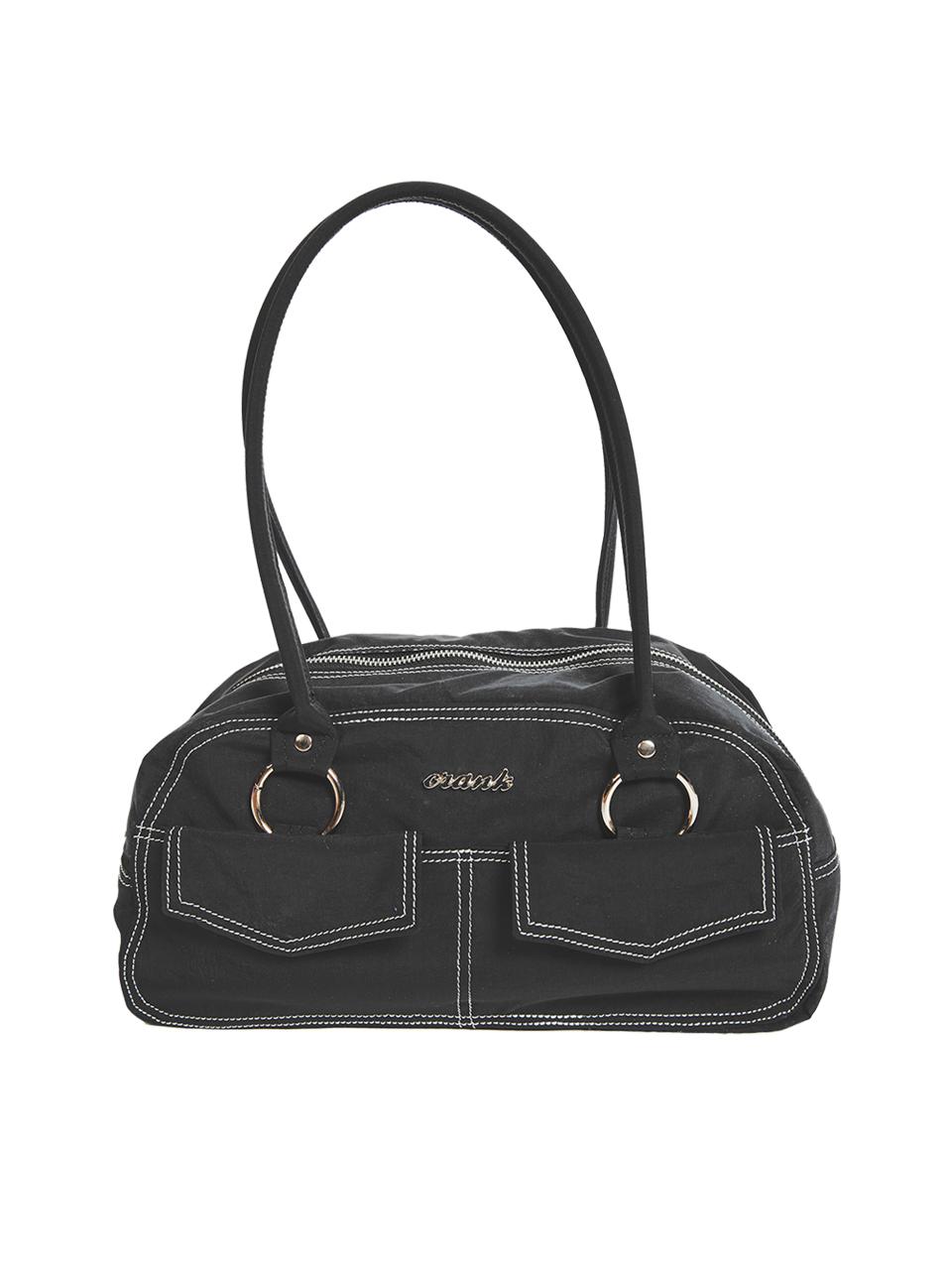 STITCH RING TOTE BAG_BK