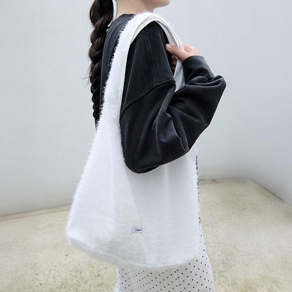 로라로라 [9/23 예약배송]HAIRY BAG WHITE