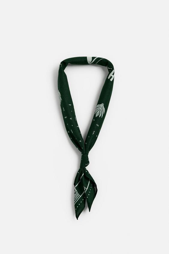 BANDANA À IMPRIMÉ EN CONTRASTE