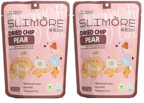 슬림모어 건조과일칩 15g(배) x 2