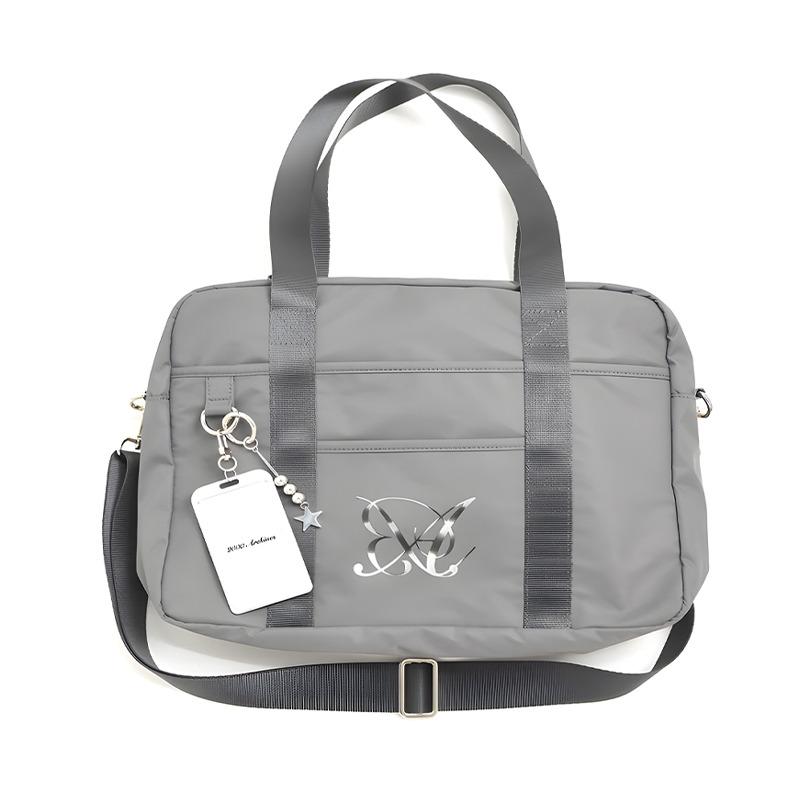 AB NYLON MESSENGER BAG (CHARCOAL GREY)