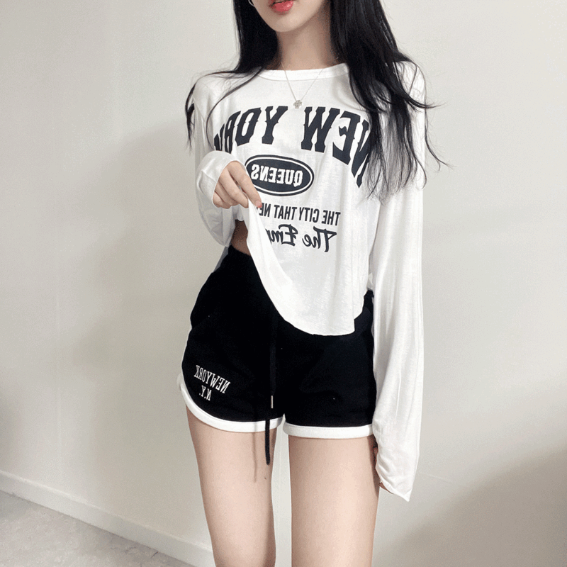 당일출고!! [완전여리핏/여름까지~]  엠파이어 찰랑 굴림 박스티 (3color)