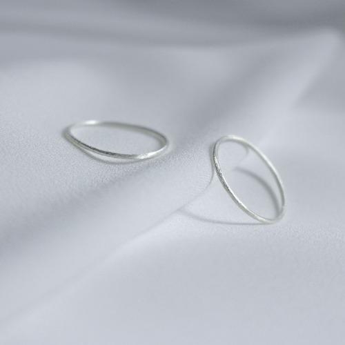 실버925 씬 스크래치 은반지