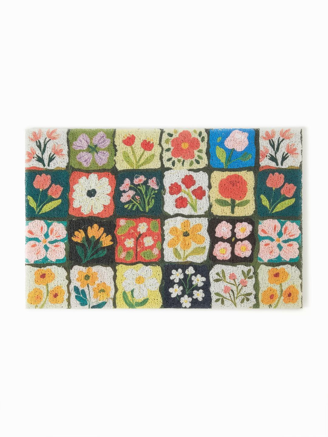 FLORAL DOOR MAT