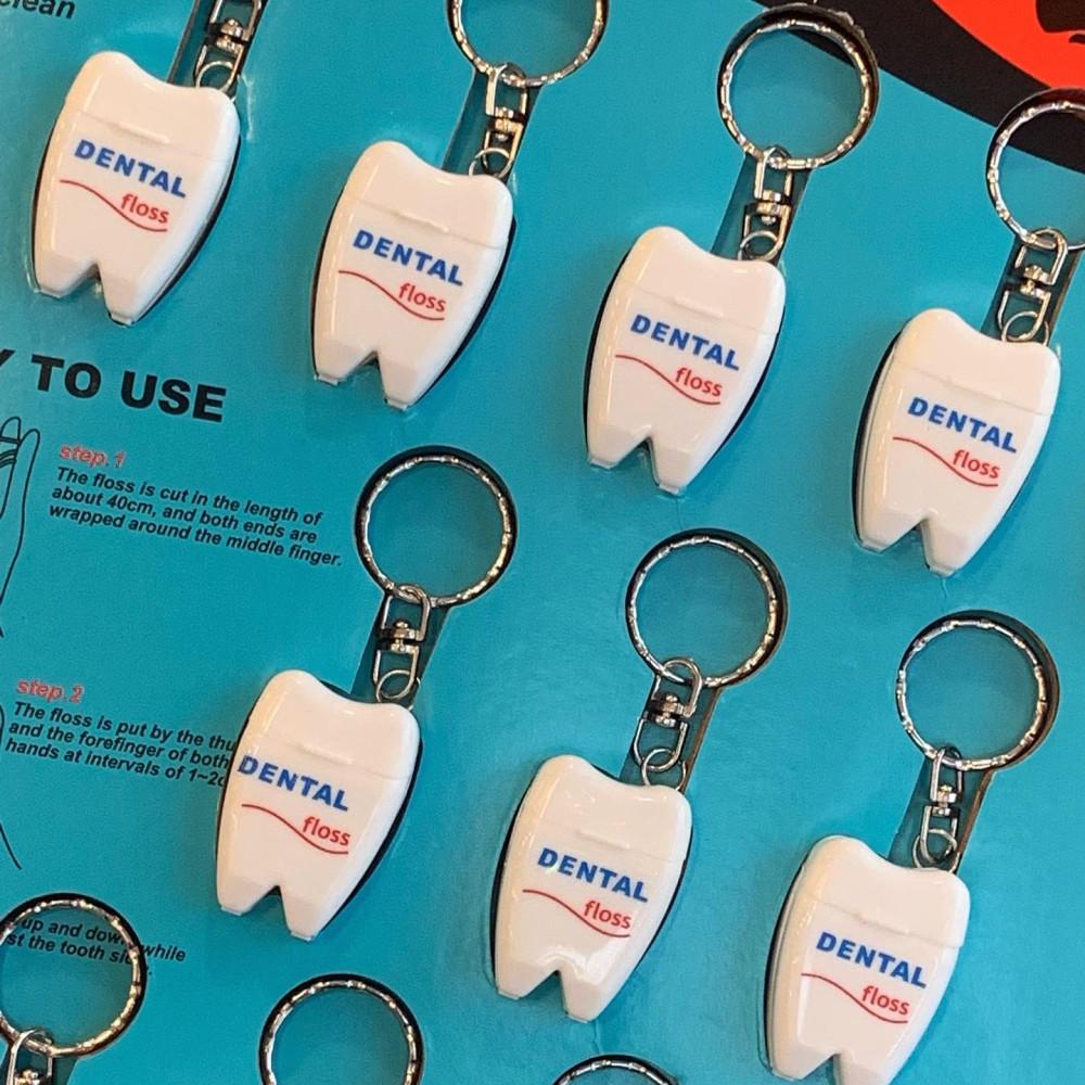 치실 키링 열쇠고리 Dental floss