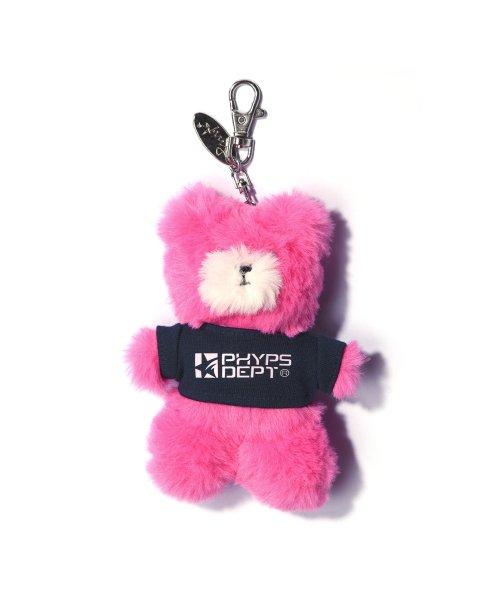PHYSICAL BEAR DOLL KEYRING PINK