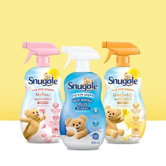 [NEW] 스너글 햇빛건조향,블루스파클 섬유탈취제 470ml 3종 택1