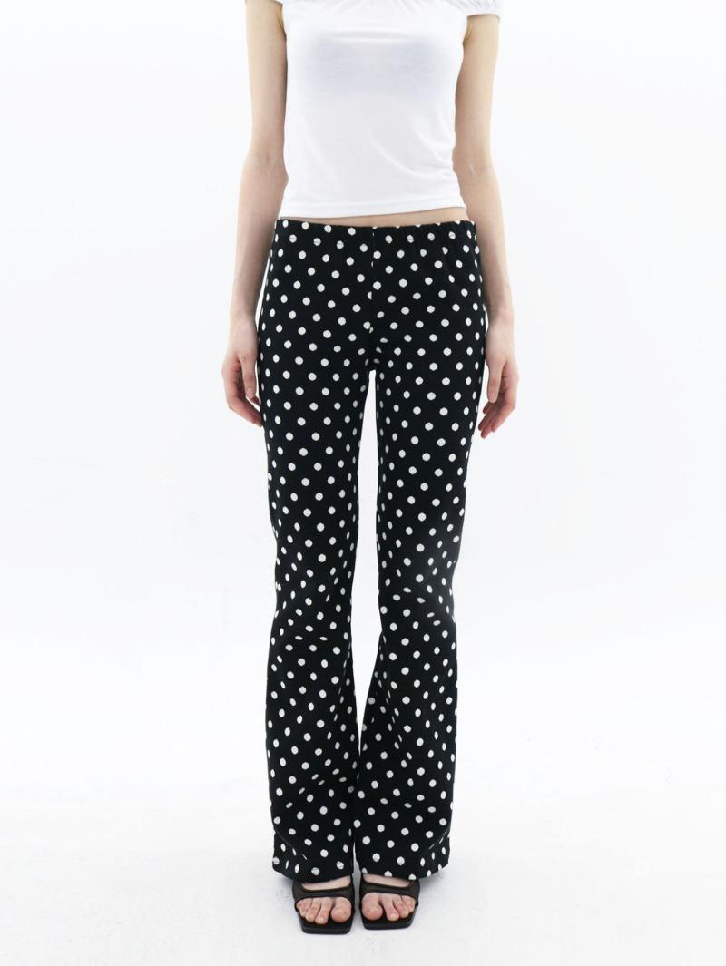 Pattern Bootscut Pants