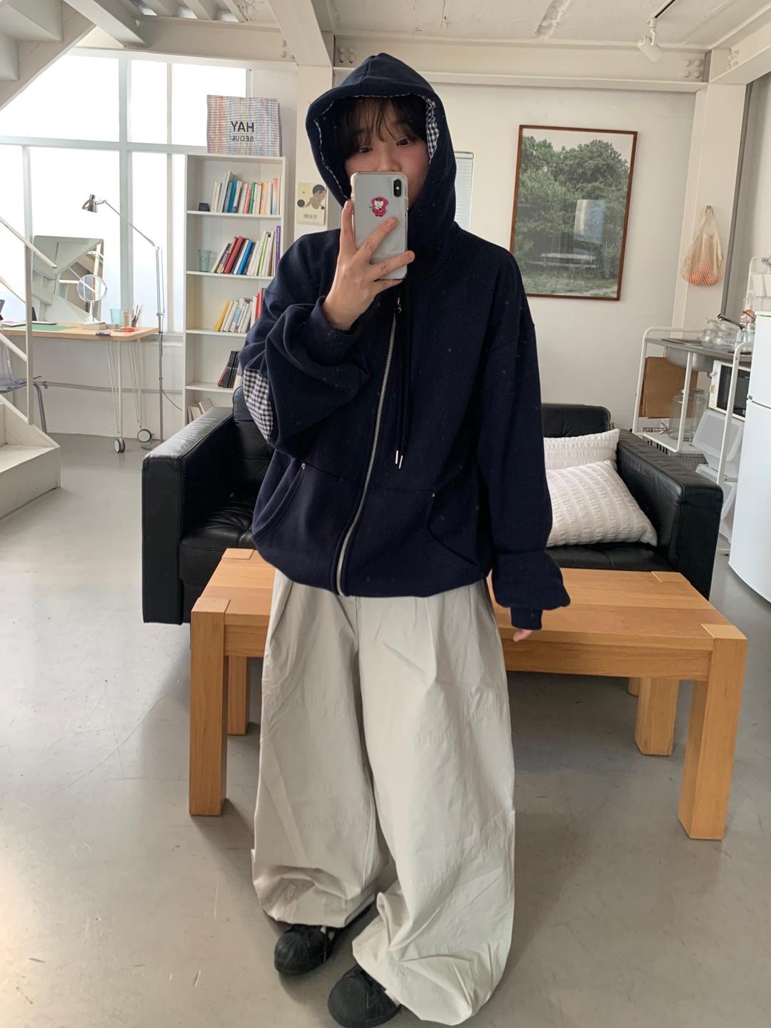 [강추] Patch hood zipup