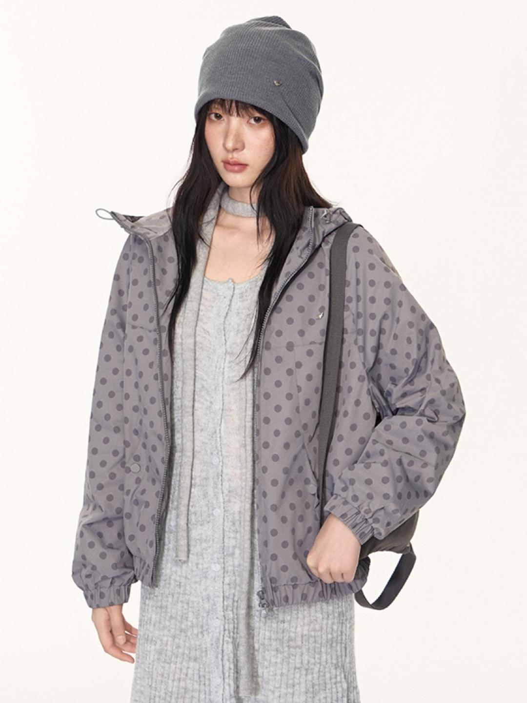 TAKEANAP Dreamy Dots Hooded Jacket