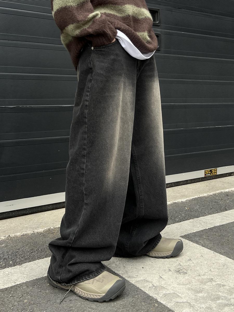 Sand Washed Black Denim (1color)