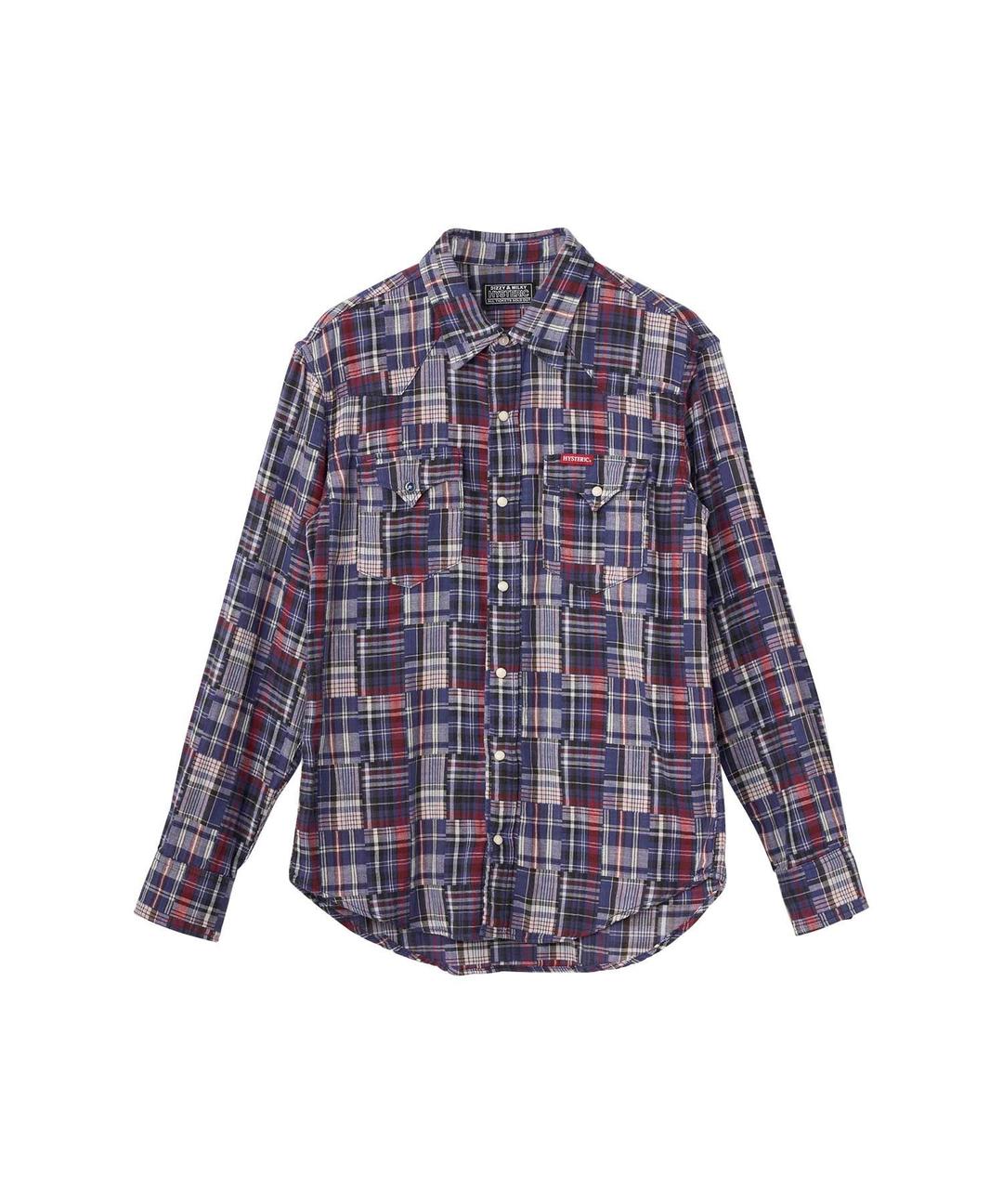 ダブルガーゼチェックウエスタンシャツ|HYSTERIC GLAMOUR MEN | HYSTERIC GLAMOUR ONLINE STORE ヒステリックグラマーオンラインストア