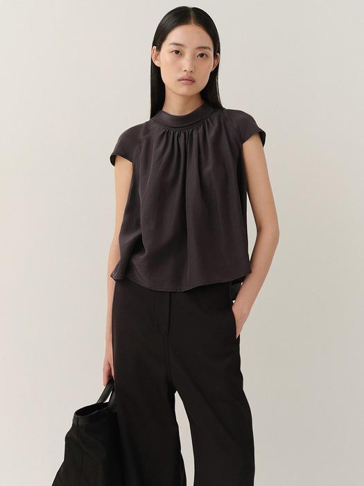 RS24 Gather Blouse Dark-Navy