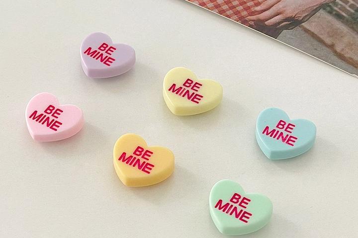 be mine 레터링 하트자석 냉장고자석 마그넷 5P세트